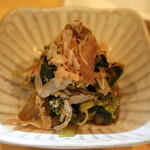 季節料理 よし野 - 花わさび醤油漬け