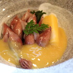 季節料理 よし野 - 蛍イカ、うどの酢味噌