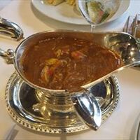 レストラン カスケード - 蟹カレー大盛り(アップ）