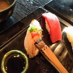 江戸前 悟 - 刷毛で…