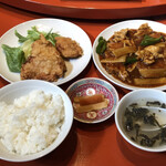 龍鳳閣 - とある日のサービス定食 ¥1,000+tax