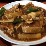 龍鳳閣 - 豆腐の辛味煮