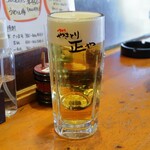 やきとり 正や - 熟全生ビール