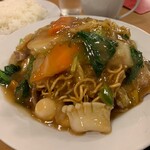 南海飯店 - かたい焼ソバ