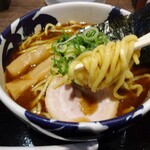 Bushi Kotsu Men Taizou - スープを引き上げる太麺