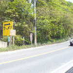 俺のラーメン あっぱれ屋 - 道路沿いの目印