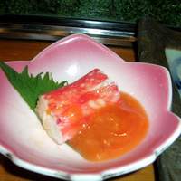 菊鮨 - タラバの身とイバラがにのうちこ