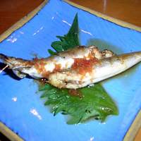 菊鮨 - かます子焼き