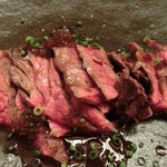 旨香 - 和牛炭火焼ランチコース 1000円 の和牛ハラミ炭火焼