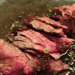 旨香 - 和牛炭火焼ランチコース 1000円 の和牛ハラミ炭火焼