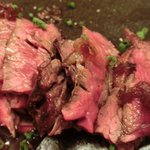 旨香 - 和牛炭火焼ランチコース 1000円 の和牛ハラミ炭火焼