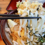 しょうね家 - かきあげぶっかけうどん大盛り