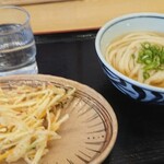 宮武うどん - かけうどんとかきあげ