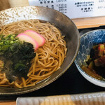寿し秀 - お昼セットの蕎麦と小鉢