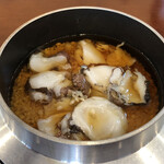 船頭の台所 - たこ飯(炊き上げ前)