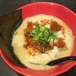極とんラーメン - 海老みそワンタン麺 (税込)910円(2021.03.14)