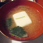 中川政七茶房 - 胡麻豆腐のお吸い物
