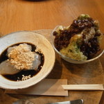 Soyogo - わらび餅とかき氷部分