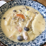 ハレとケ - 里芋と白菜の豆乳シチュー