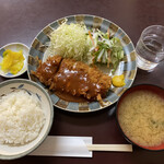 とんかつ叶 - 日替わりランチ　チーズとんかつ800円　や、やすい！