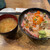 板前寿司 - エビの殻で出汁を摂った味噌汁と丼ぶり