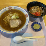 アリーナ食堂 - 醤油ラーメンセット