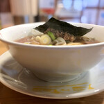 人類みな麺類 - 朝ラーメン  裏面から