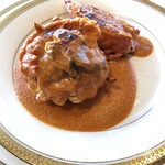 ラ・メール ザ クラシック - 伊勢海老と鮑のパイ　アメリカンソース