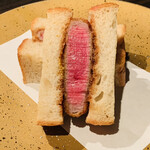 SATOブリアン - ・ブリカツサンド
            　ル・シュクレ・クールのパン使用