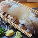 Minshuku Inaho - 2021年3月　活イカ定食　2100円+税