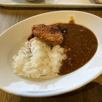 エルドラド - 「越後もち豚と米粉のカレー」とカツ