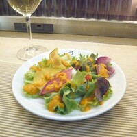 ビストロカラト - ビーフカツ＋ミニサラダ 1925yen