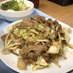 中華の店チャイ - 【牛肉炒定食 780円】メインの牛肉炒め