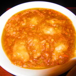 黄鶴 - ランチ小皿定食　２８００円（税込）のエビのチリソース煮のアップ【２０２１年３月】