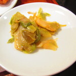 黄鶴 - ランチ小皿定食　２７００円（税込）のザーサイ【２０２１年３月】