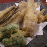 いなせや - ニギスの天ぷら