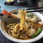 鬼はそと福はうち - 1日20食限定　極厚角煮・えび天・温玉入り　カレーうどん
