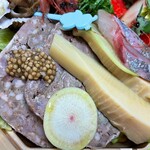 イタリア料理 アチェルボ - パテ、たけのこ、さわら