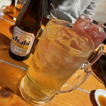 肉小屋 - メガジョッキ！久々に本物の大ジョッキ！