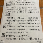 肉小屋 - この日のメニュー、その２