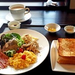 守貞cafe - モーニングセットC(トースト)