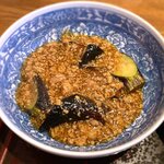 さくら本店 - (ﾗﾝﾁ)さくら定食 主皿：揚茄子そぼろがけ　2021.3.12