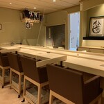 北の華 はやし - コロナ対策の為アクリル板が設置されております。