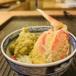 魚菜料理 縄屋 - 11.鉢肴4：甲羅焼き+爪焼き