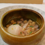エクアトゥール - 蛤とタケノコのスープ仕立て 