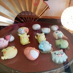 御菓子司 福来雀 あずき宿 - ポケモン練り切りの見本❗かっわいい～(*´∀｀*)ﾎﾟｯ