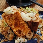 ほたる家 - 自家製厚揚げ焼き。かなり美味しい！