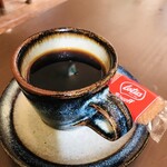 ウェイク カフェ - セットの自家焙煎のコーヒー