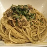 リストランテ ラ チャウ - ツナとキャベツ・キノコのペペロンチーノ