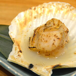 Hokkaido Scallops grilled with butter and soy sauce